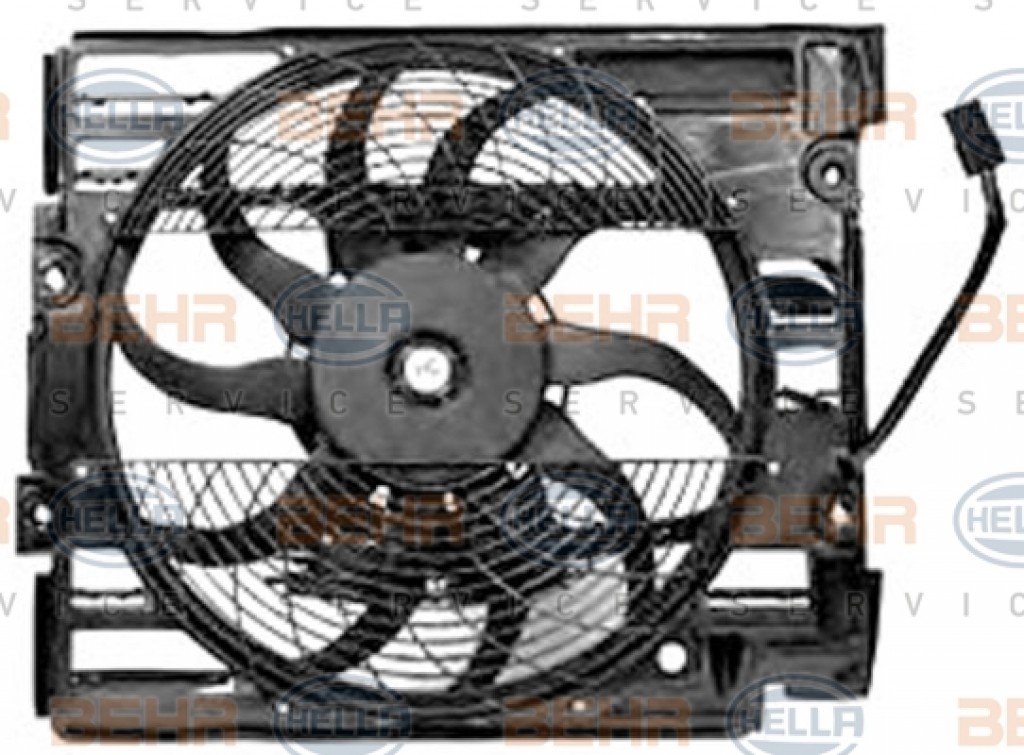 Air Conditioning Pusher Fan E39